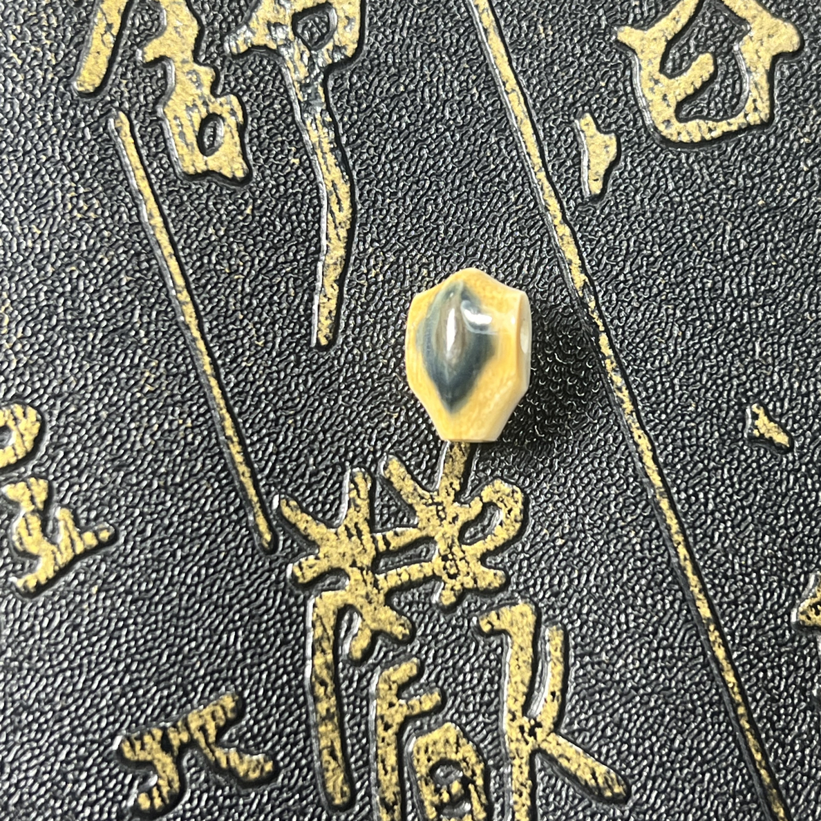 天然保真猛犸牙0.8蓝皮三通