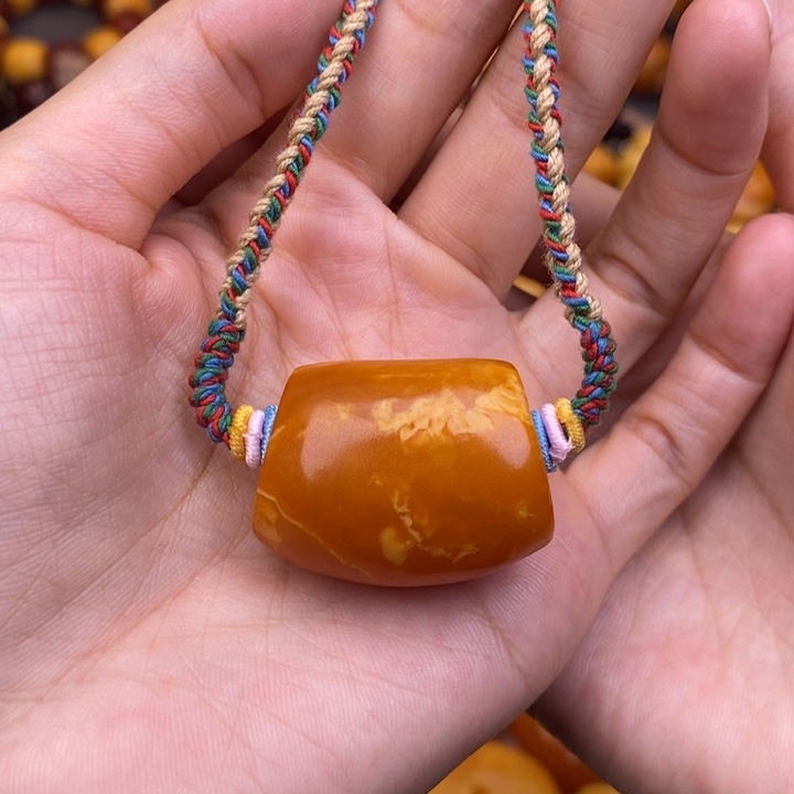 琥珀未镶嵌裸石蜜蜡M