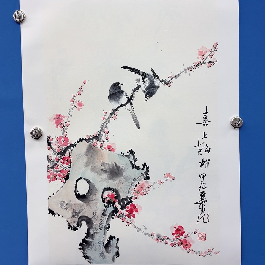 国画多次参加国内外书画