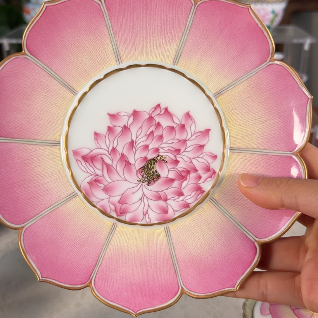 微纯手工手绘 高端茶器