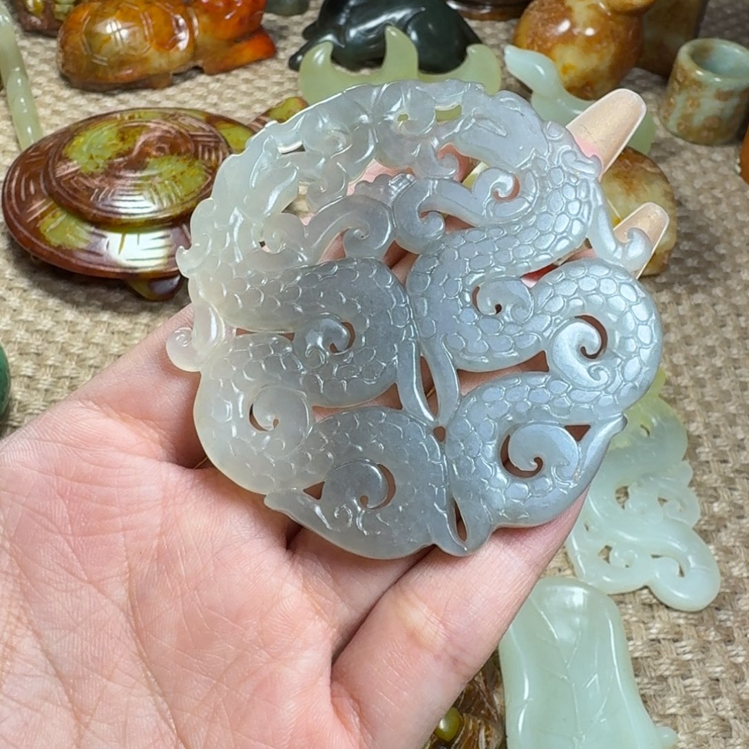 吊坠白玉菩提一一