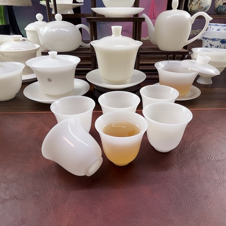 6杯:釉烧璞玉瓷50ml闻香客杯