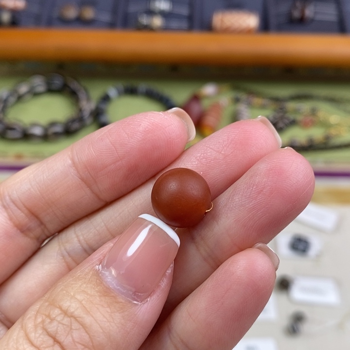 玛瑙/玉髓单珠未镶嵌