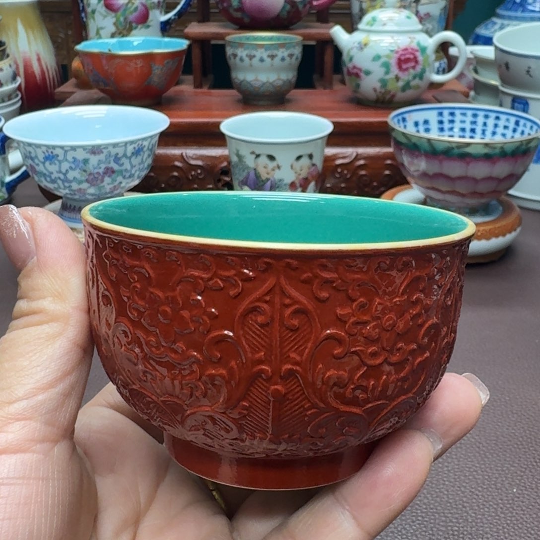 瓷片景德镇仿古手工制作精品展示