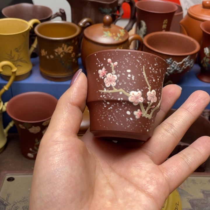 紫砂茶杯紫砂主人杯