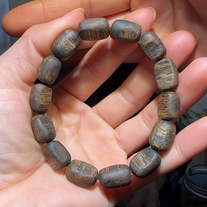 沉香手串紫棋手串10克