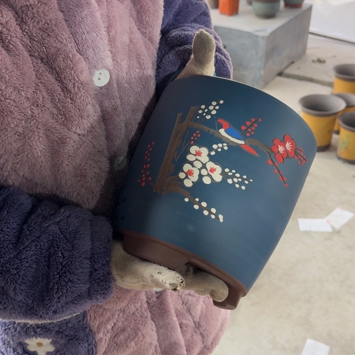 紫砂花盆紫砂花盆口径24/24