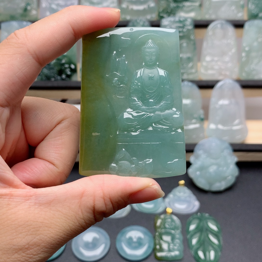 翡翠未镶嵌颈饰家*大日