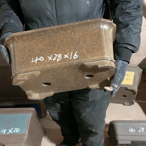 紫砂花盆手工制作