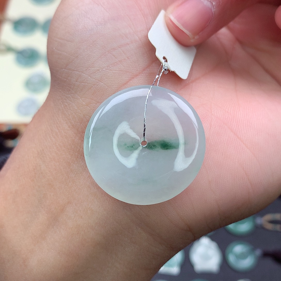 颈饰未镶嵌翡翠23 尺寸29.2-5.3