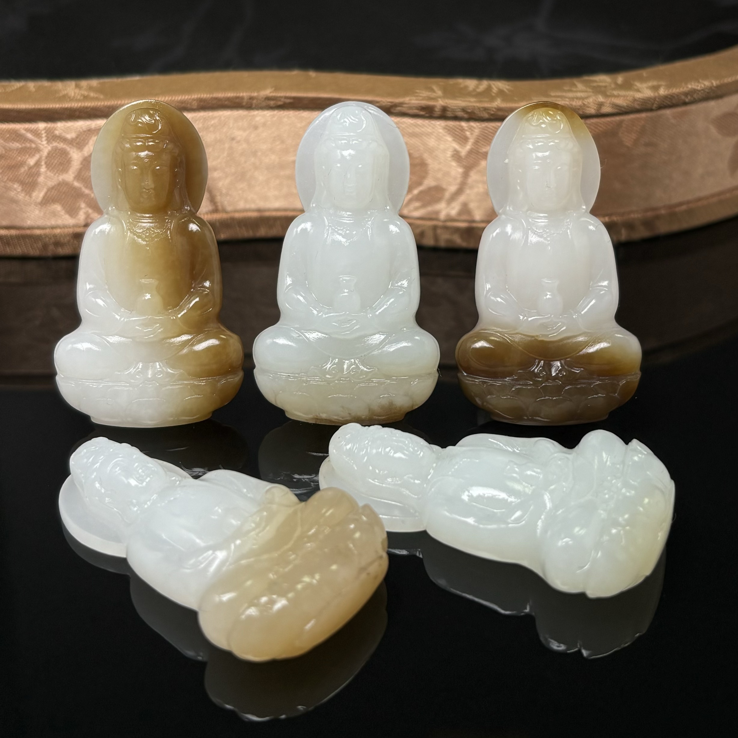 【老郑家】和田玉观音挂件 (多样性发一件) 1983