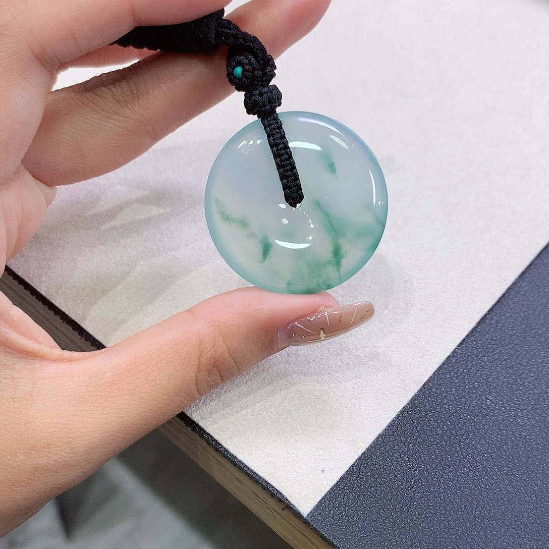 翡翠未镶嵌吊坠(不含链)34.5-6.1