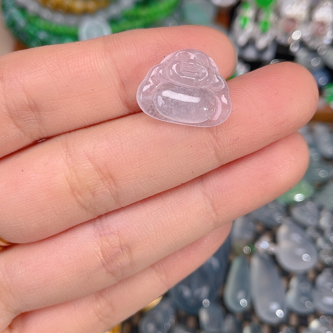 翡翠未镶嵌颈饰天然缅甸A货翡翠