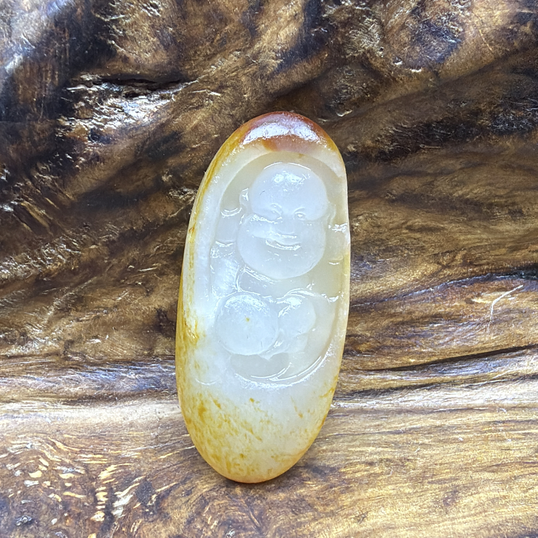 新疆和田玉，佛公，13号.