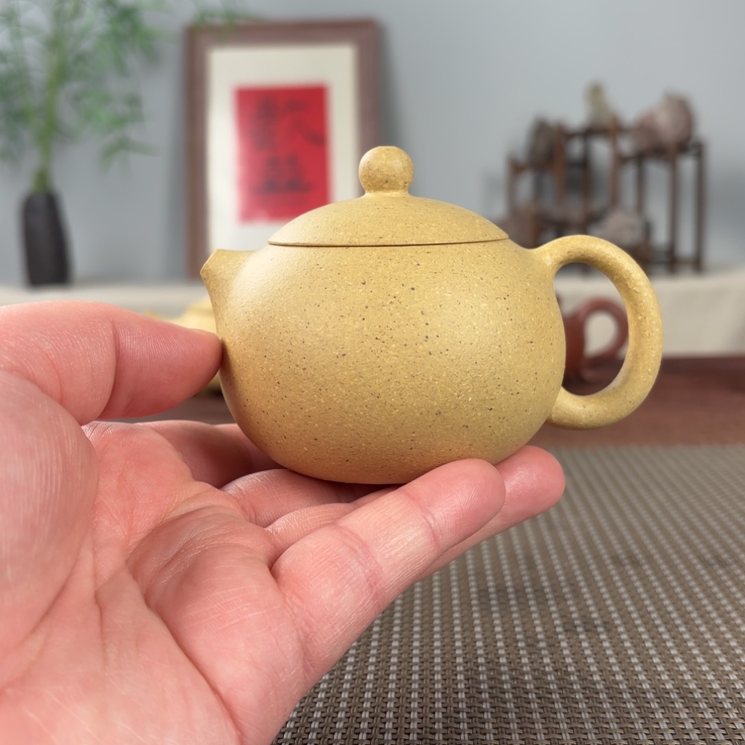 紫砂茶壶微瑕黄龙山原矿紫砂壶