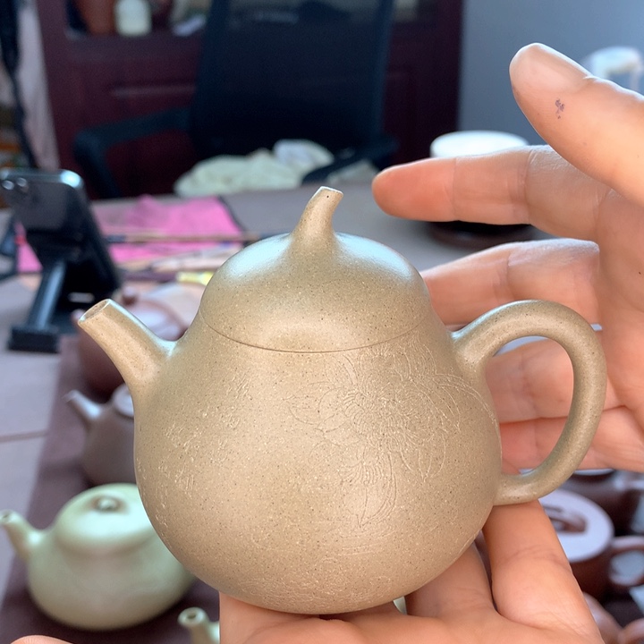 茶壶紫砂水*波本绿，茄瓜，150cc