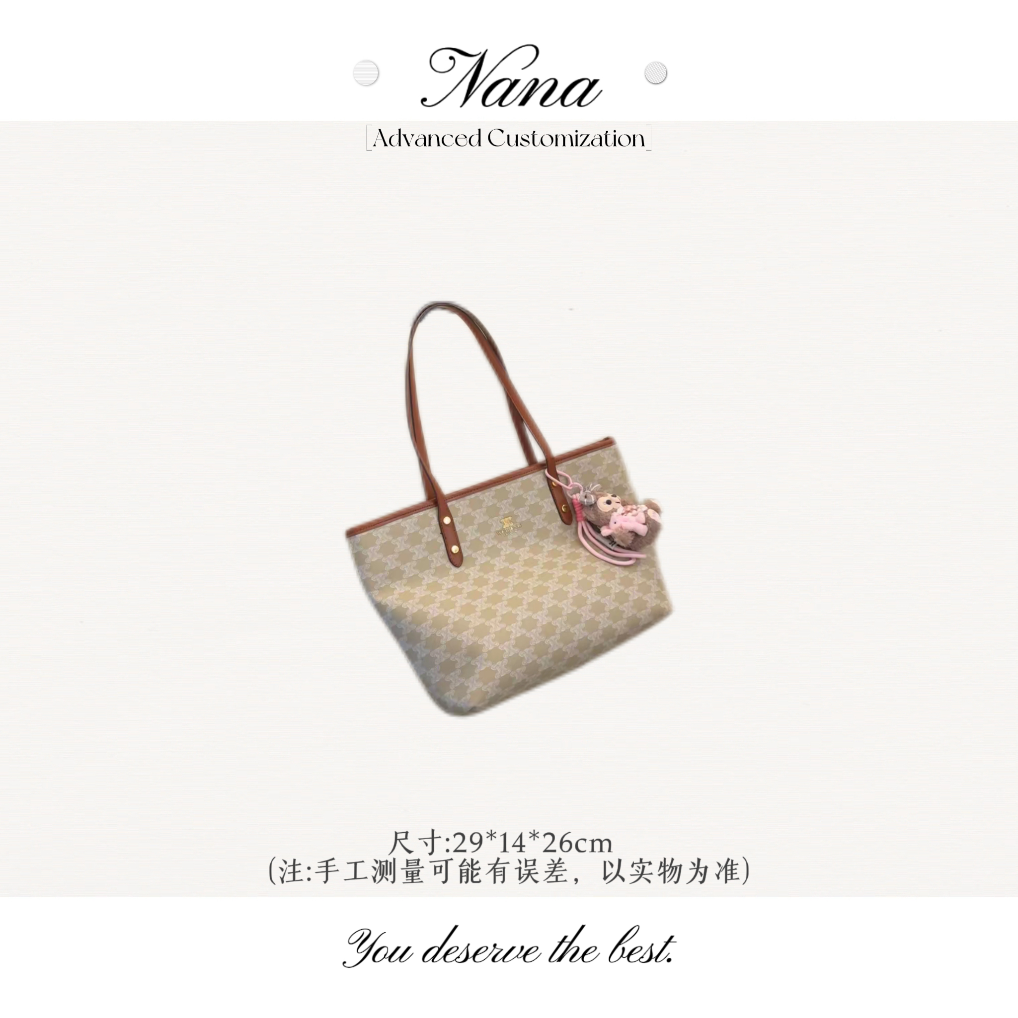 【阿芙洛狄】2025新款简约大容量软皮单肩包女托特包ins风通勤女包