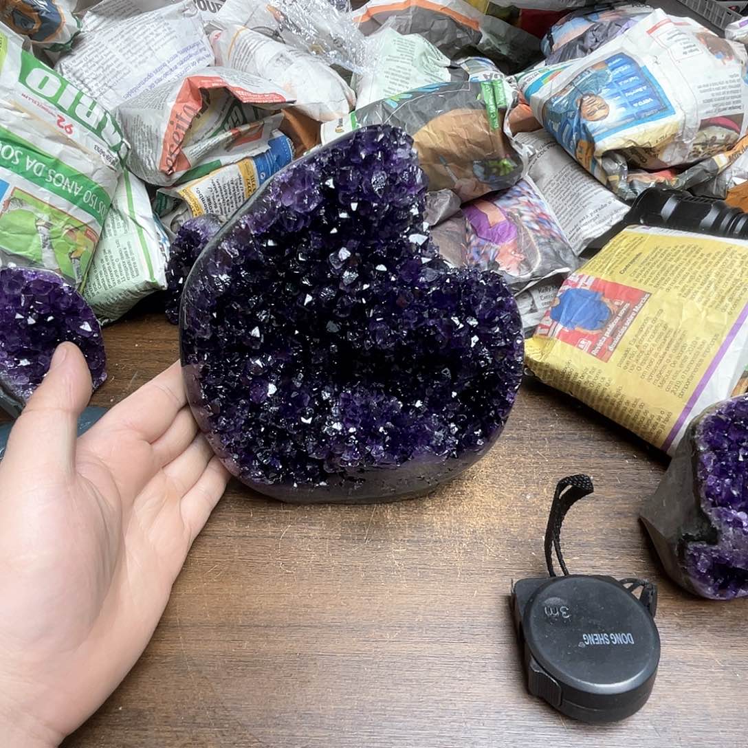 紫晶大型摆件（非配饰）未镶嵌