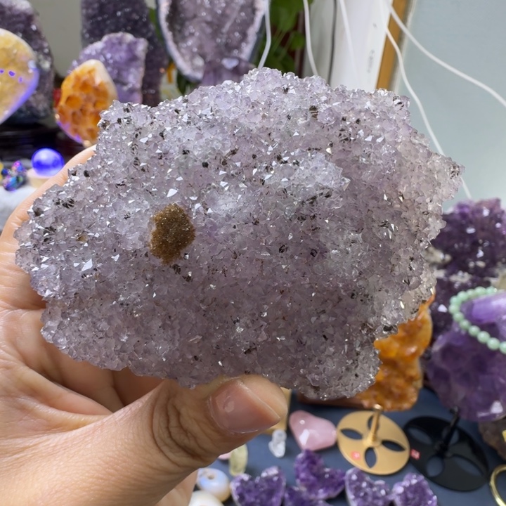 石材天然水晶摆件