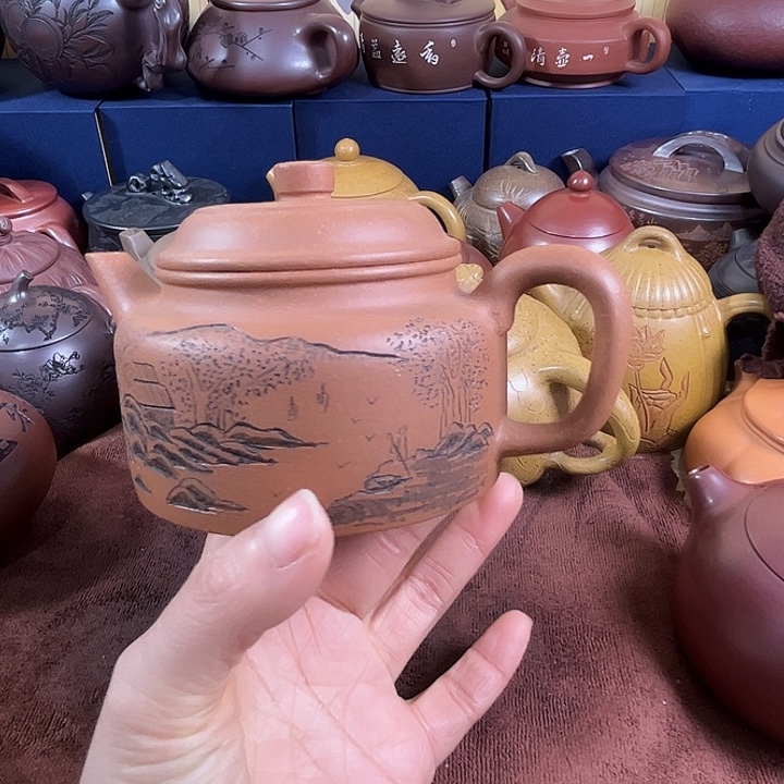 胖***嘟紫砂茶壶紫砂微瑕