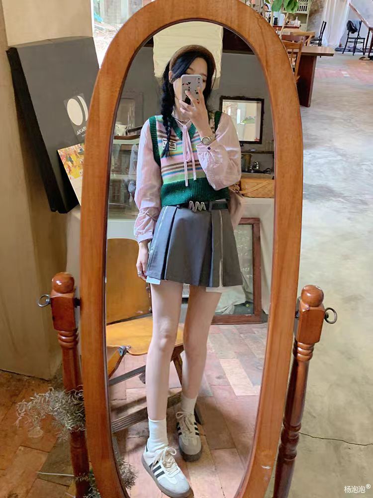 <051-100>秋款靓妹开衫马甲