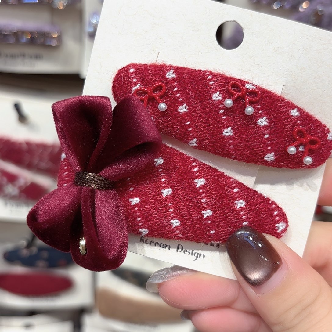 布艺铁合金丝绒蝴蝶结拜拜