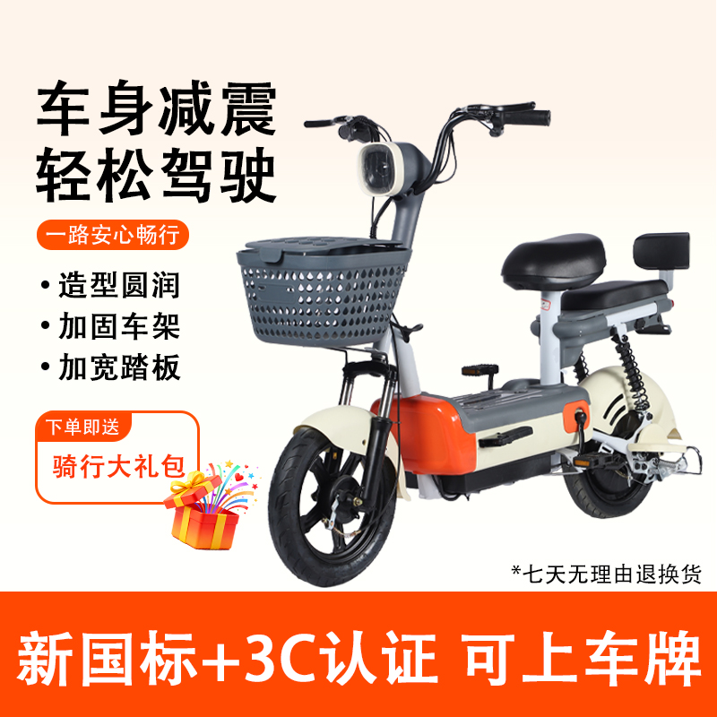 ZZ02泡泡新国标电动自行车男女代步通用