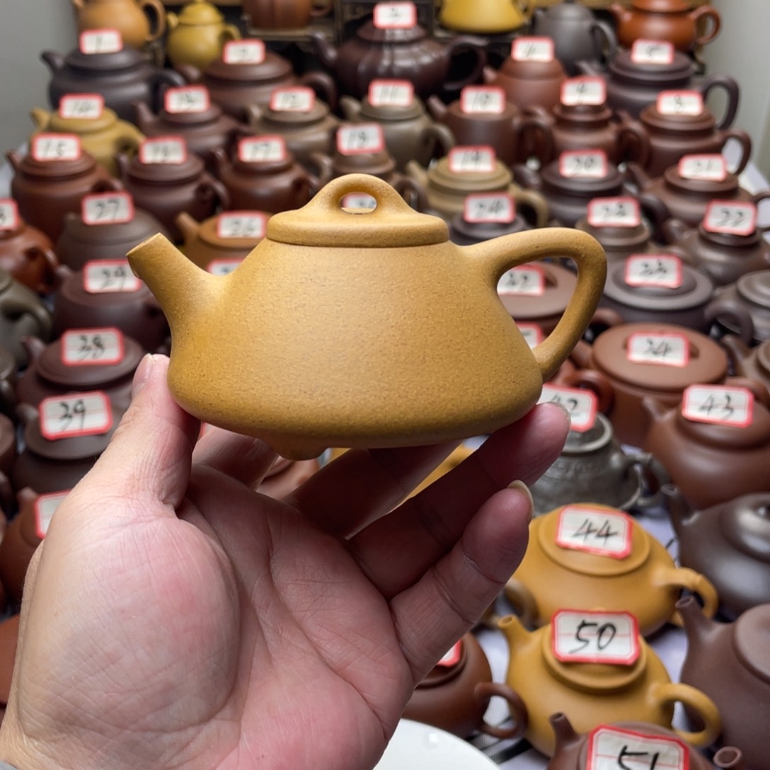 紫砂茶壶宜兴紫砂半手工