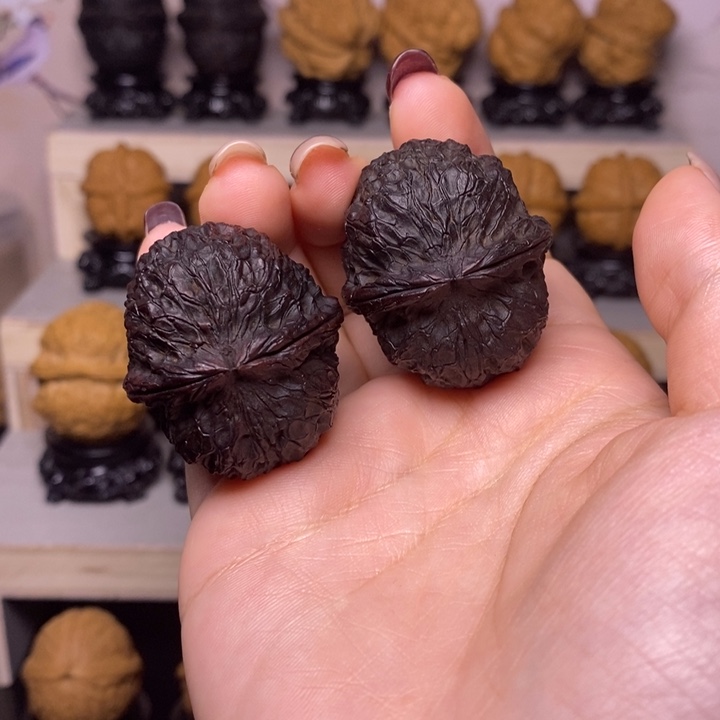 文玩核桃把件16Y—七彩元宝36.5、37.5尺