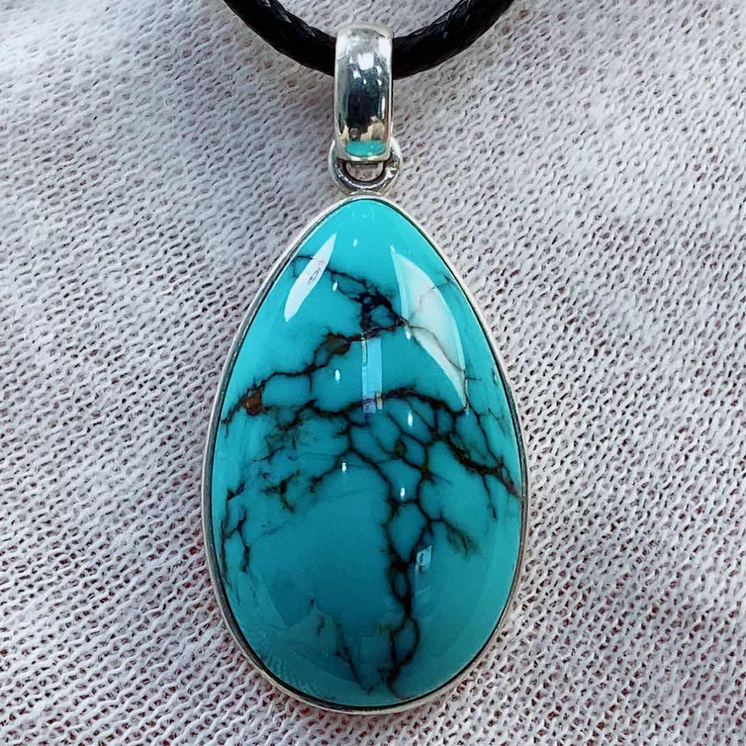 绿松石银S925镶嵌配饰