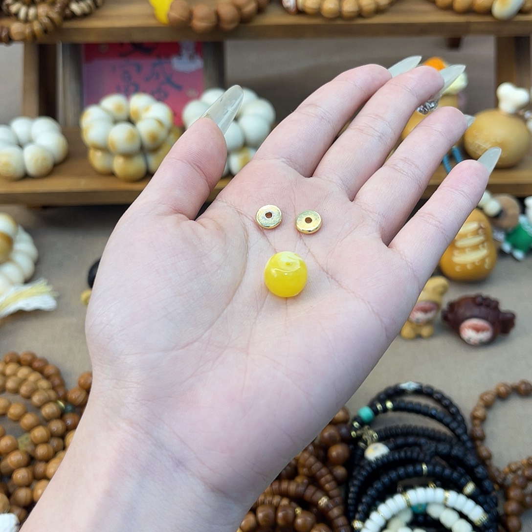 酸****菩提根/象牙果吊坠配饰三个