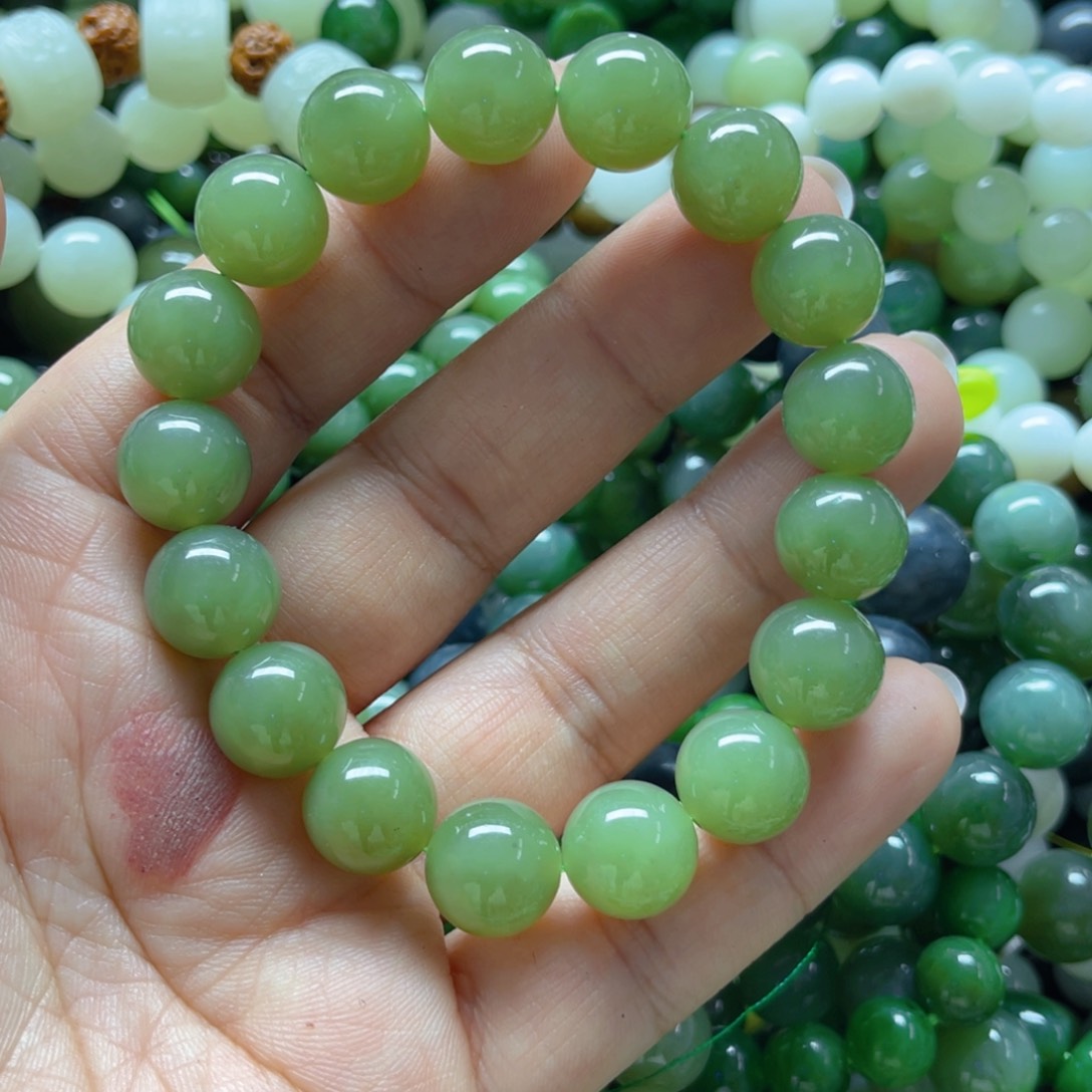 和田玉手链未镶嵌