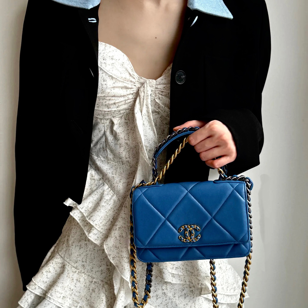 95新 Chanel/香奈儿 御古屋/60730/19bag woc 29开 有标无卡