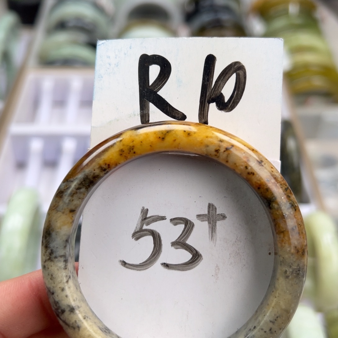 岫玉手镯未镶嵌天然岫玉微瑕