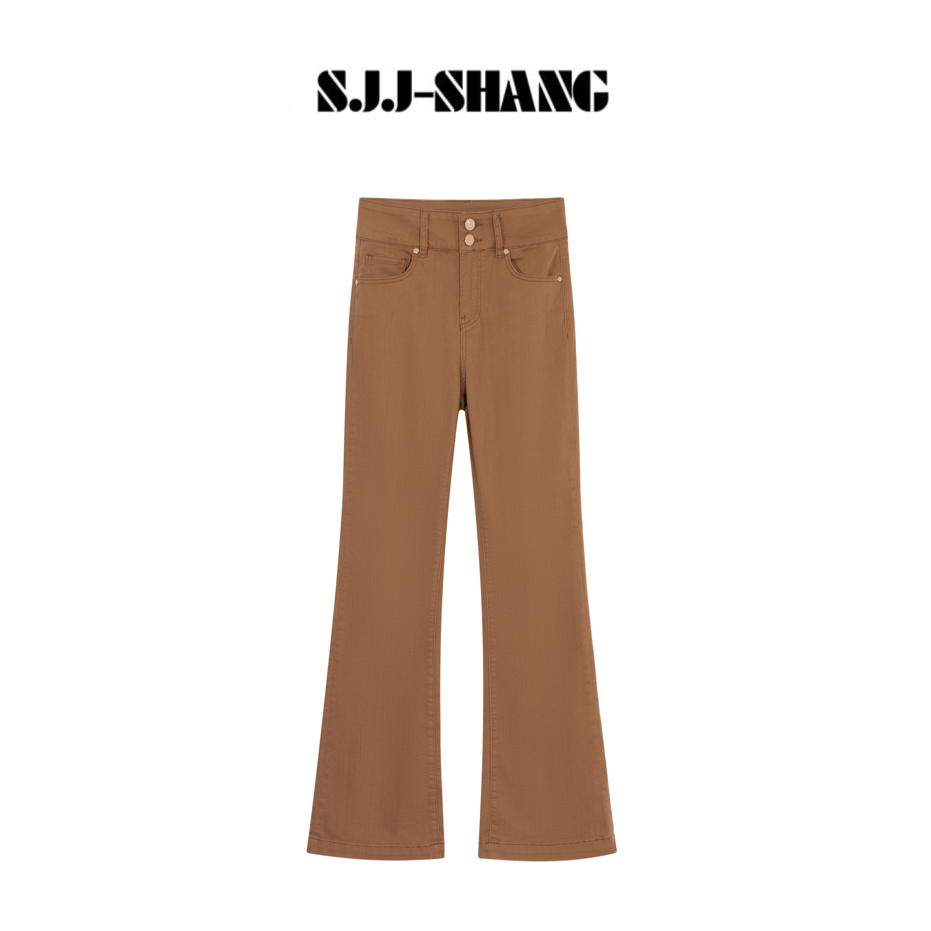 SJJ-SHANG【微喇美拉德】25ss新品重磅棉设计感舒适裤子q134624p