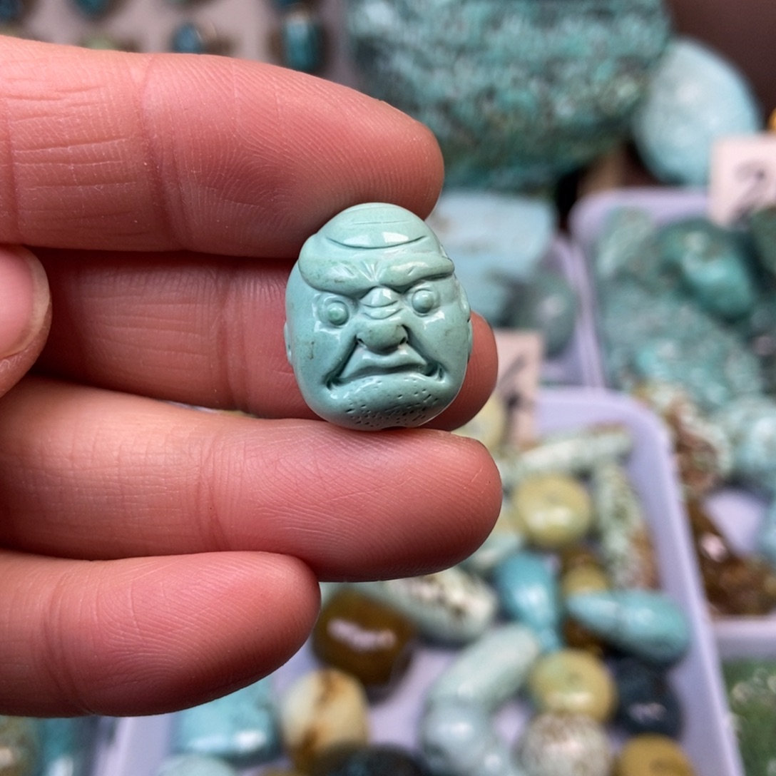 绿松石珠宝奇石未镶嵌