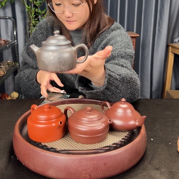茶宠紫砂中国宜兴原矿紫砂壶