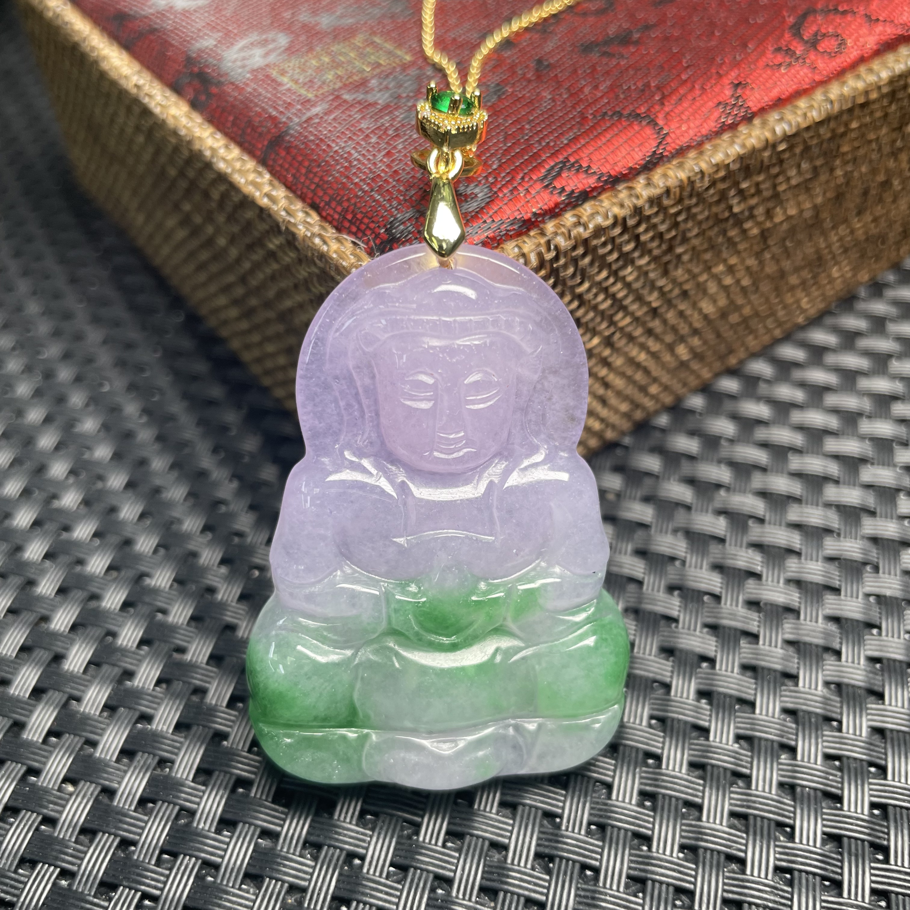 【大北】春菜观音吊坠/QW038-精致吊坠女士