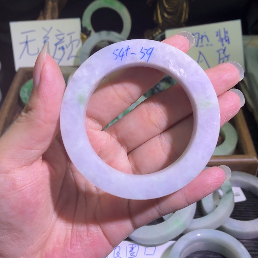 定制翡翠未镶嵌翡翠A货手镯毛胚定制
