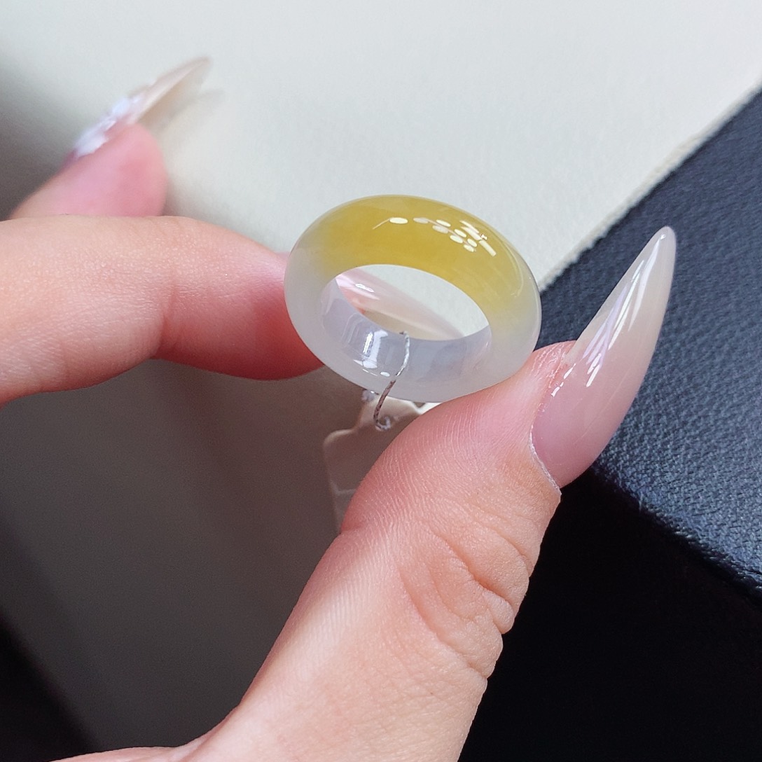 未镶嵌戒指翡翠7号