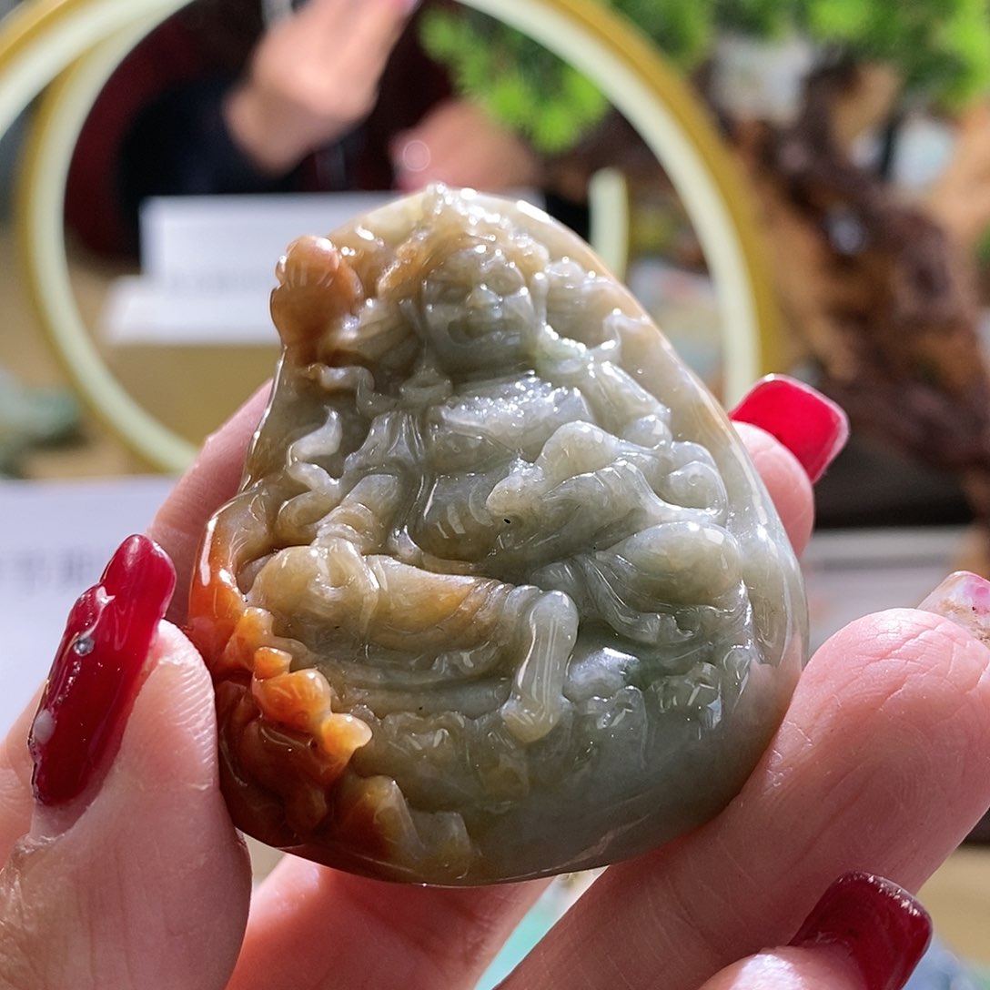 【闪购商品】翡翠颈饰未镶嵌财神