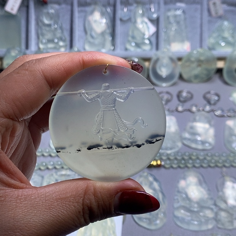 【闪购商品】岫玉颈饰未镶嵌大圣归来