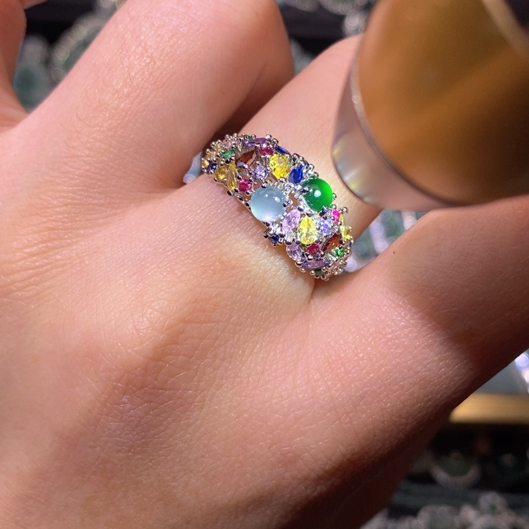 翡翠未镶嵌颈饰天然