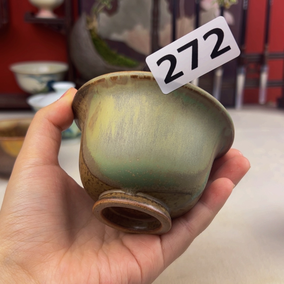 杯子纯手工柴烧主人杯