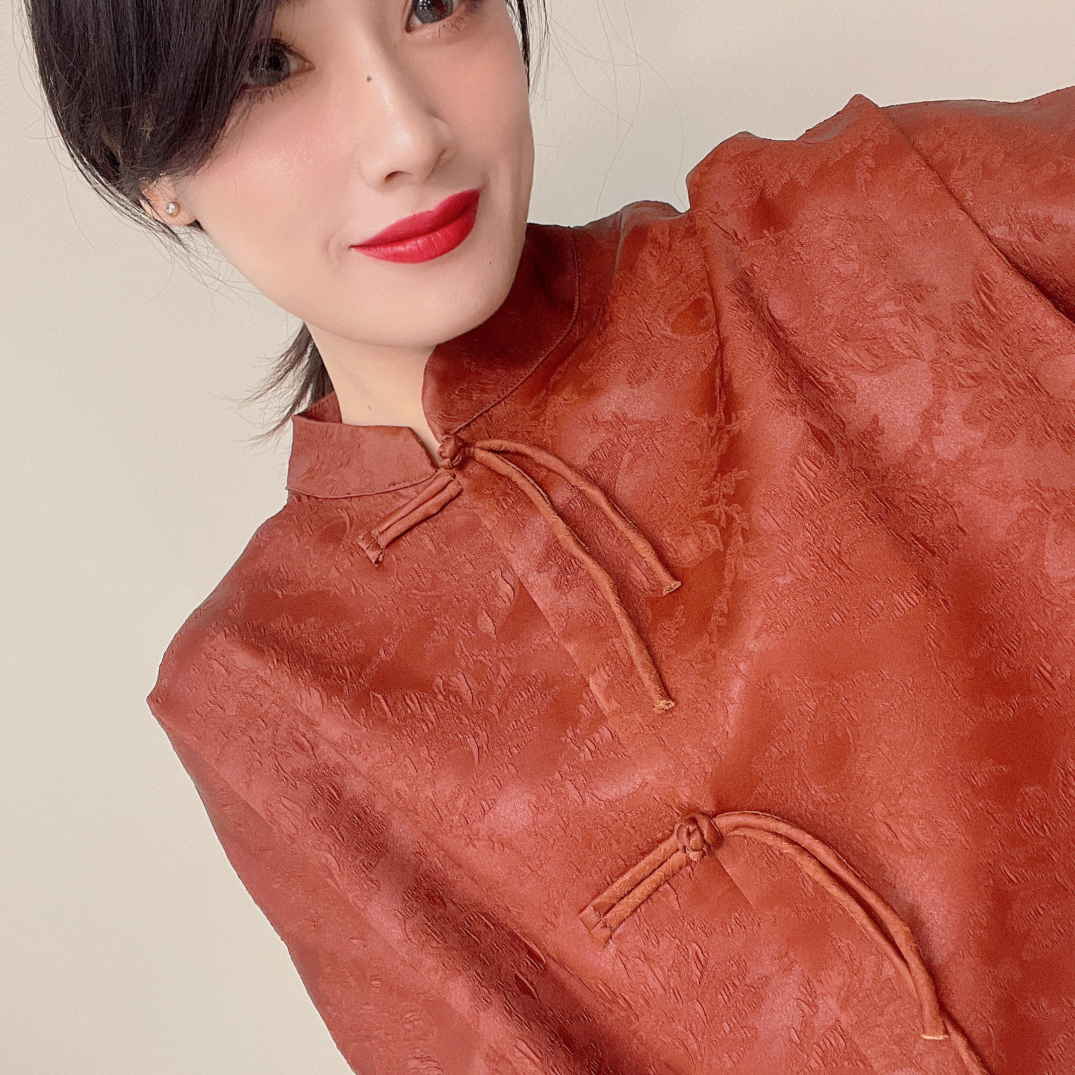 微瑕 新中式香云纱连衣裙 8189