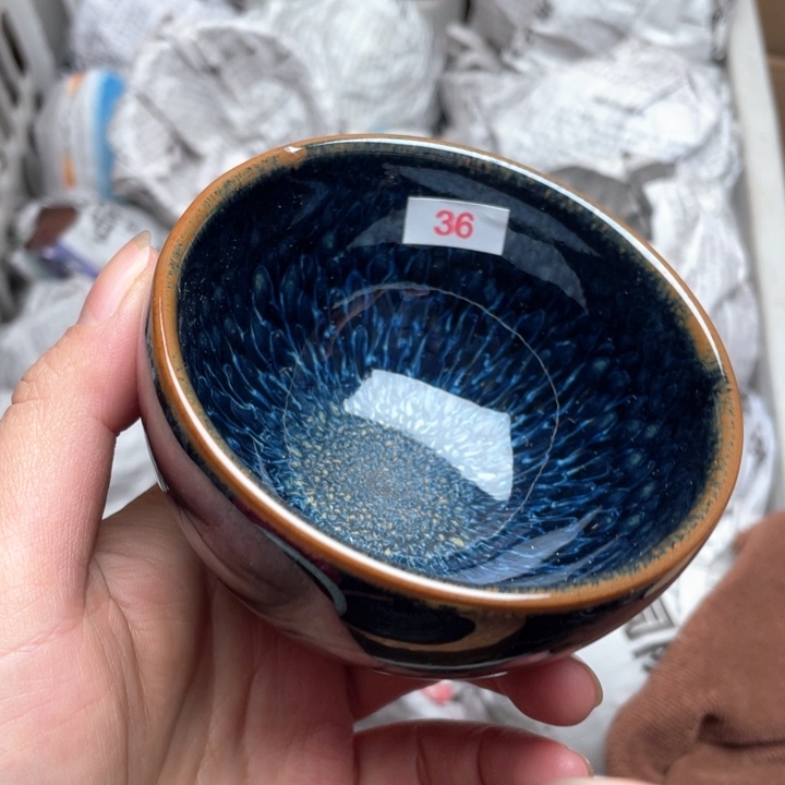 茶盏建窑建盏主人杯 微瑕