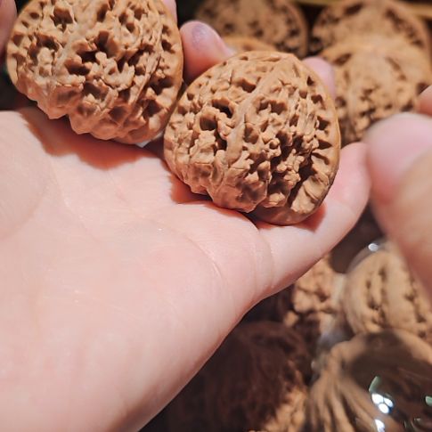 吊坠文玩核桃41白狮子