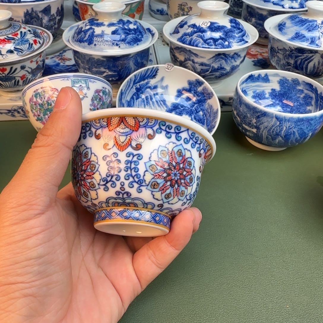 陶纯手工纯手绘茶具328