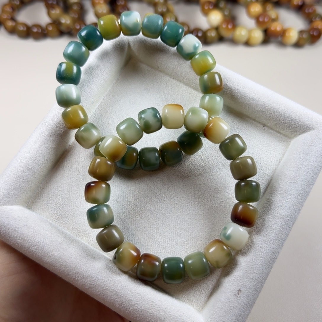 手串菩提根/象牙果油菜花尺寸12 微瑕