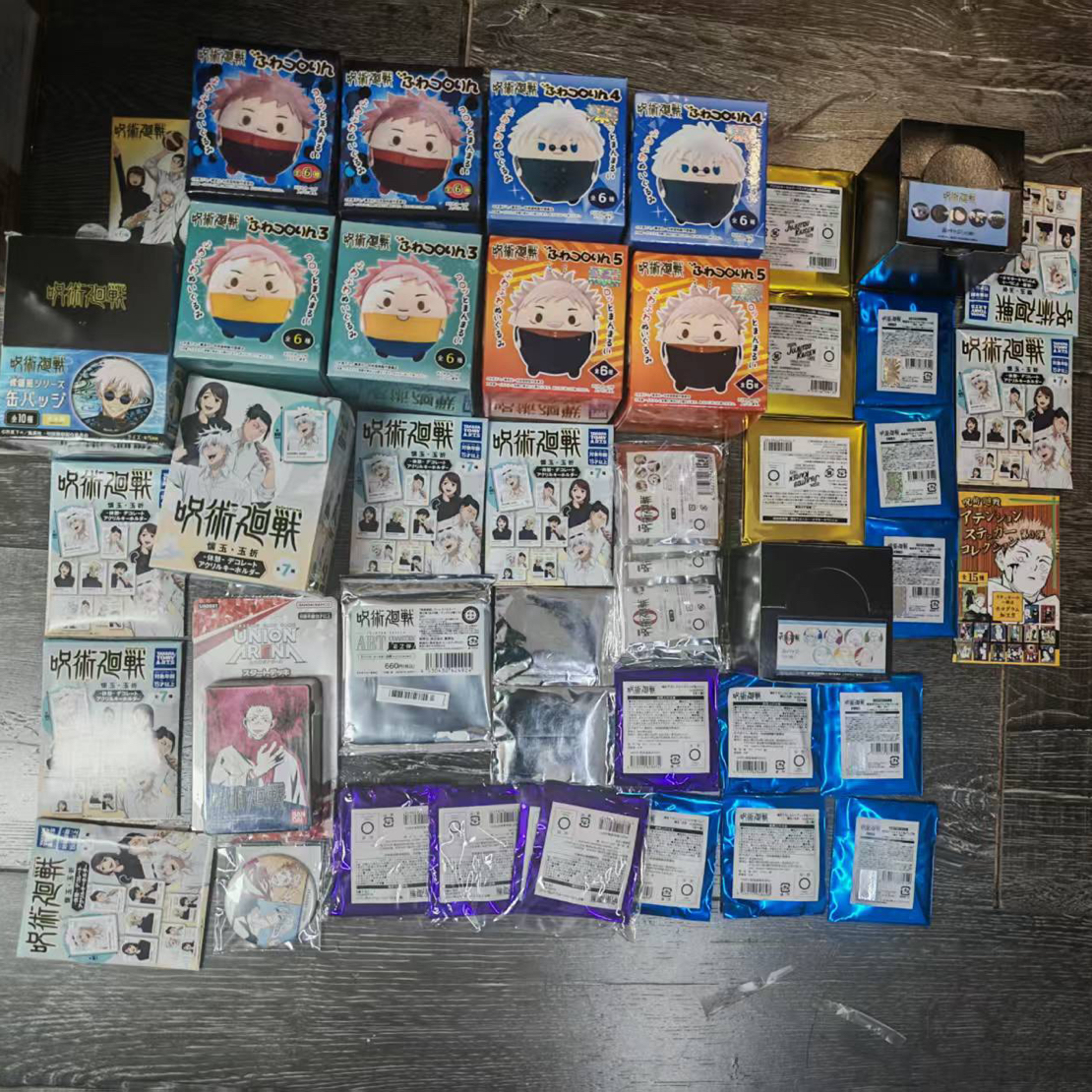 【小福爽 | 看图】日谷咒术回战场贩原画吧唧毛绒混池盲盒
